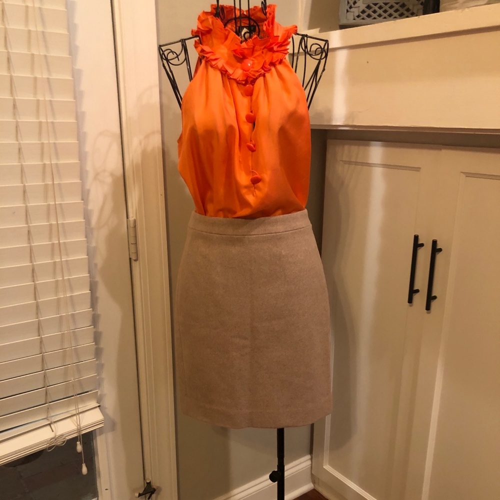 Wool Jcrew Pencil Skirt